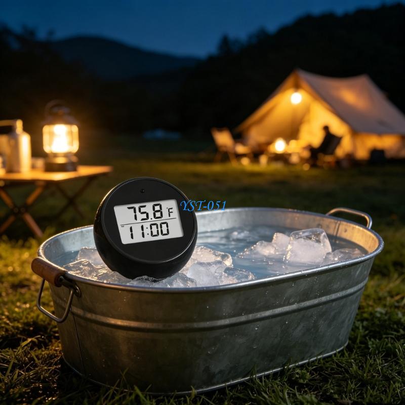 E15A ميزان حرارة حمام الجليد ا - مراجعة Pool Alarm Float وسعره