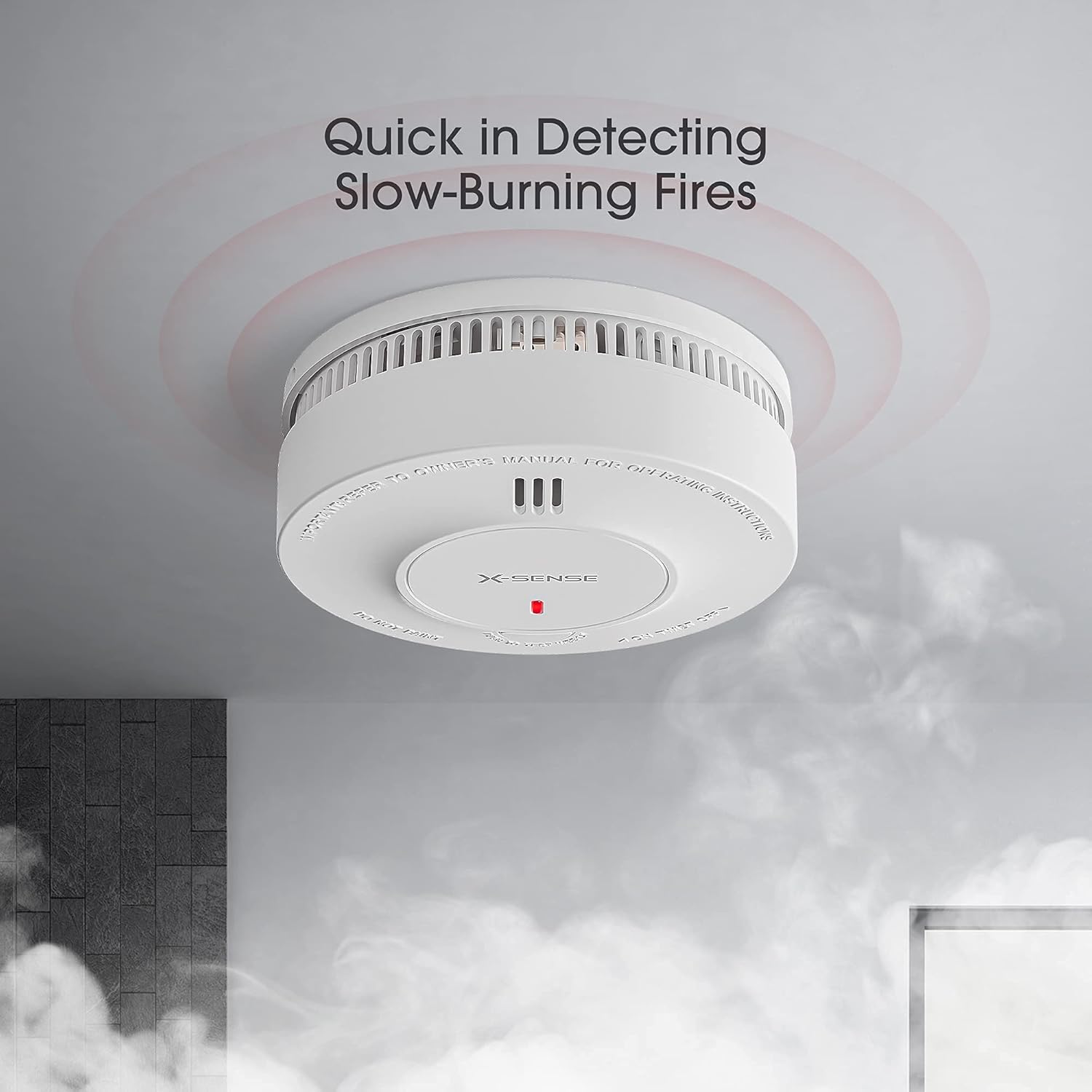 إنذار دخان X-Sense، كاشف دخان  - مراجعة Smoke Detector Interconnected وسعره