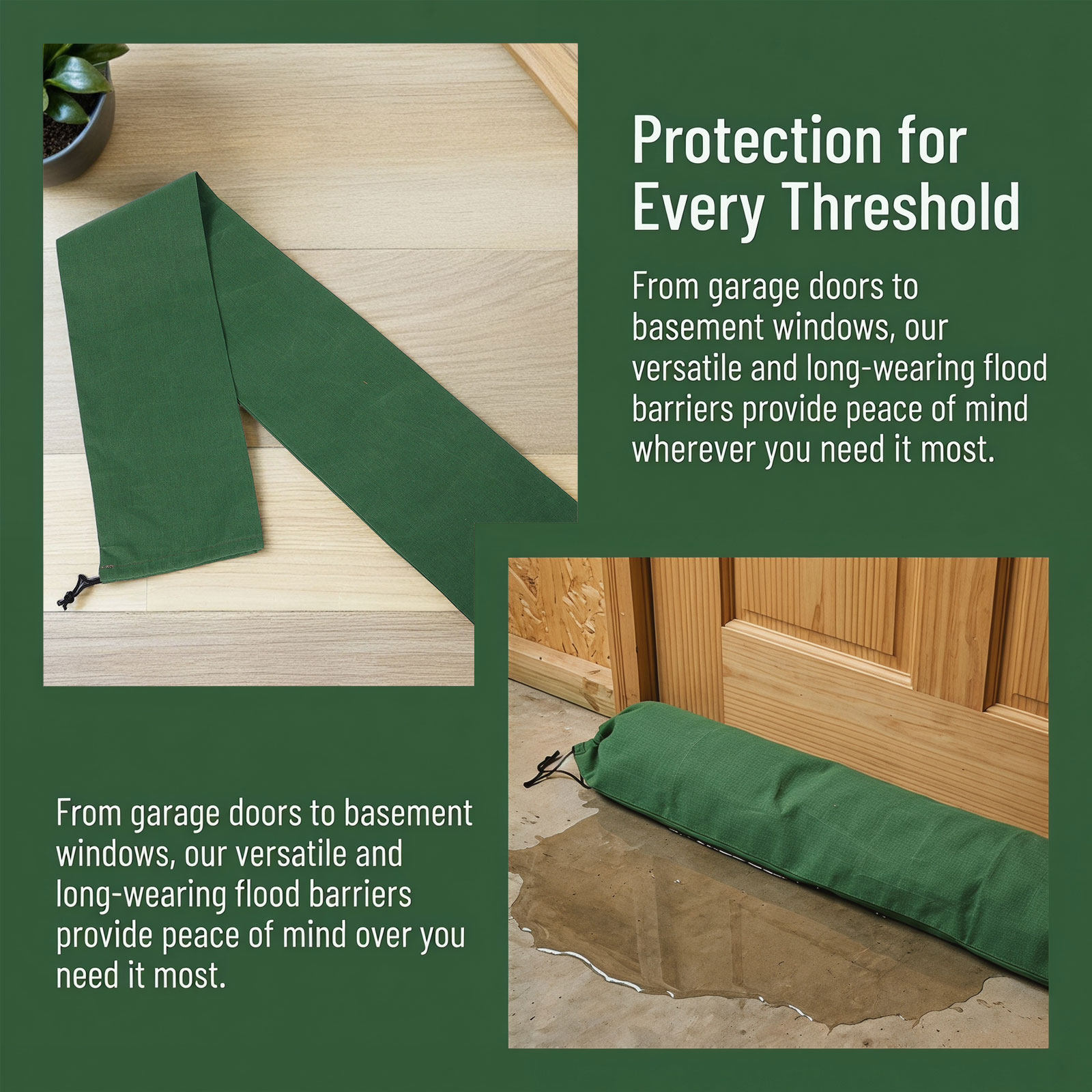 3 قطع من أكياس الرمل القماشية  - مراجعة Flood Barrier Bag وسعره
