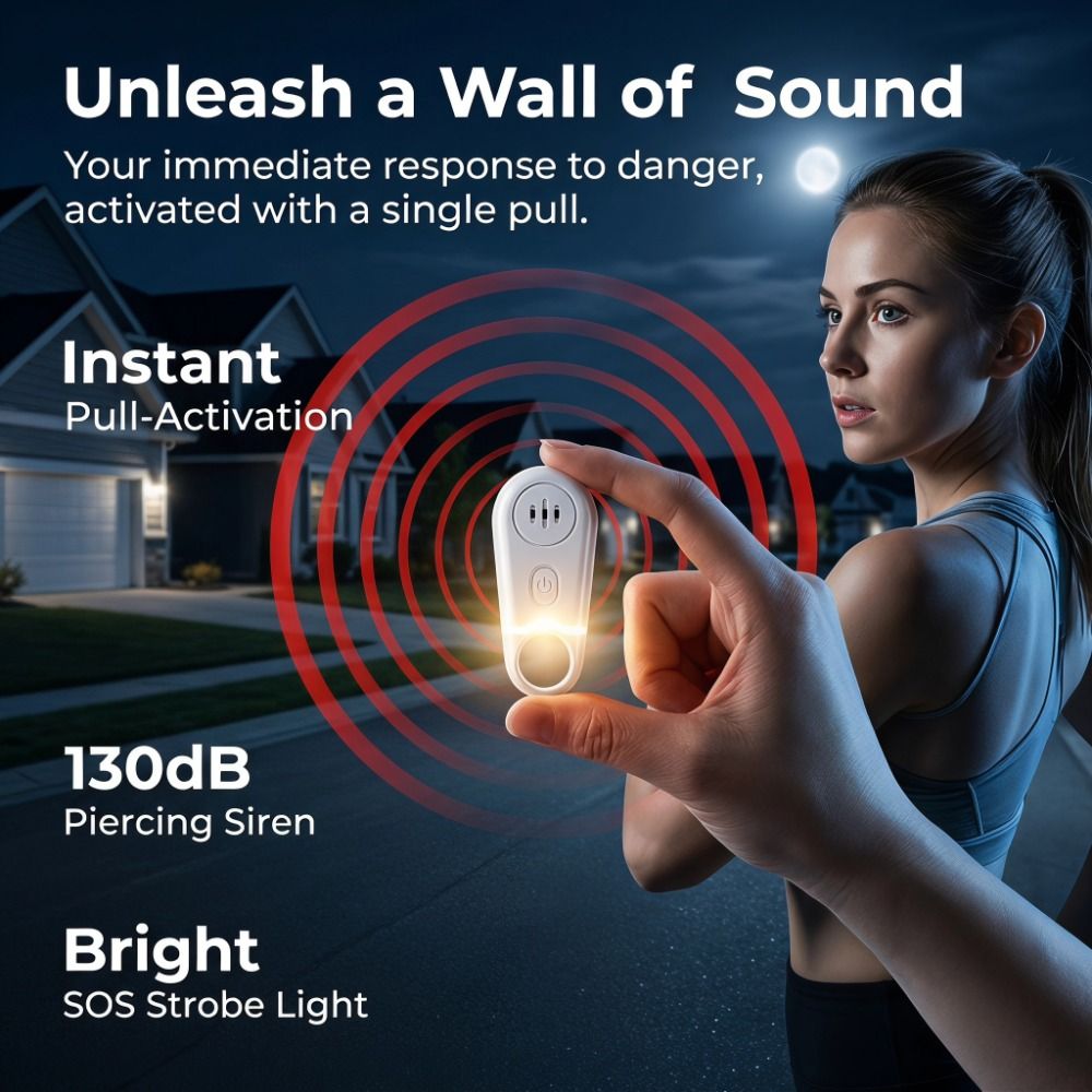 جهاز إنذار شخصي محمول للسلامة  - مراجعة Personal Alarm Keychain وسعره