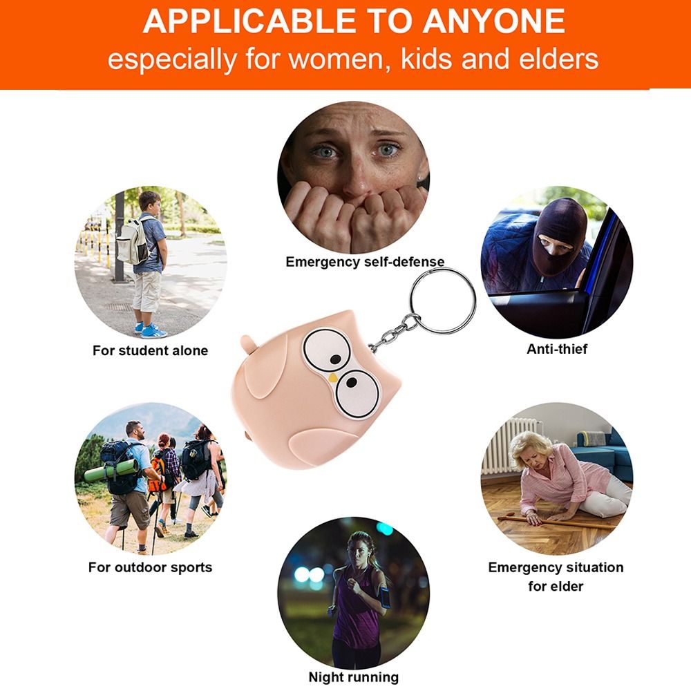 جهاز إنذار شخصي صغير مضاد للهج - مراجعة Personal Alarm Keychain وسعره